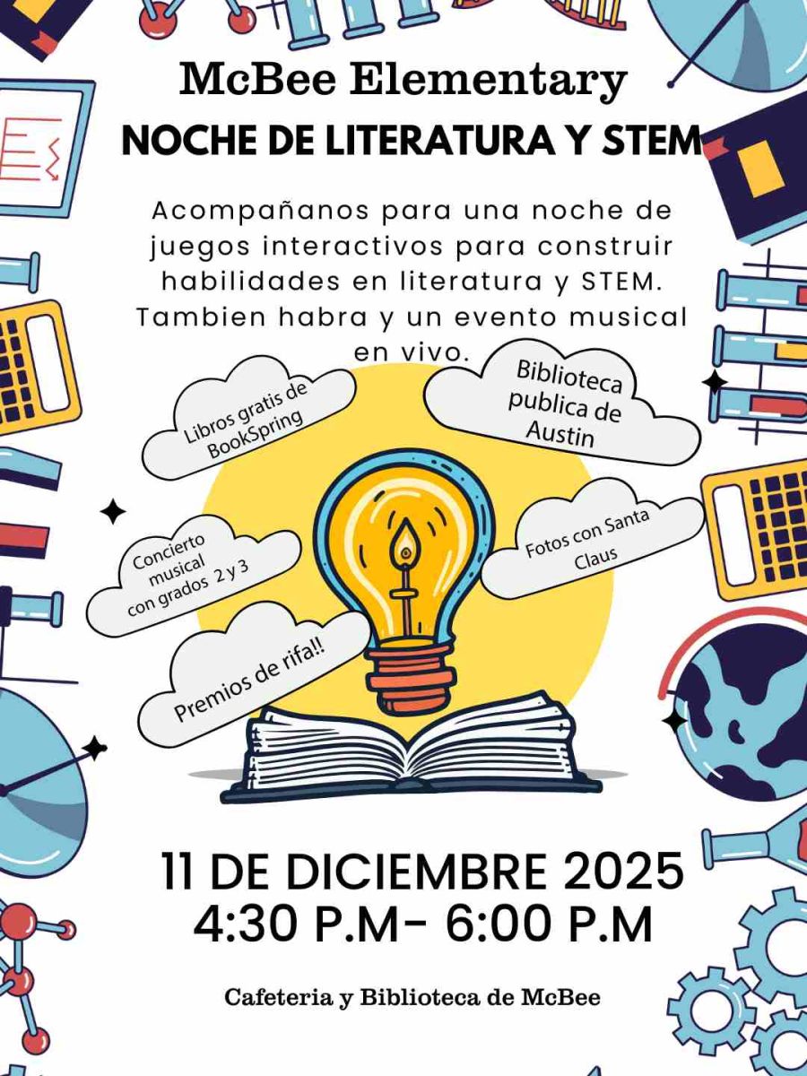 Join us for Literacy and STEM Night! Acompañanos!